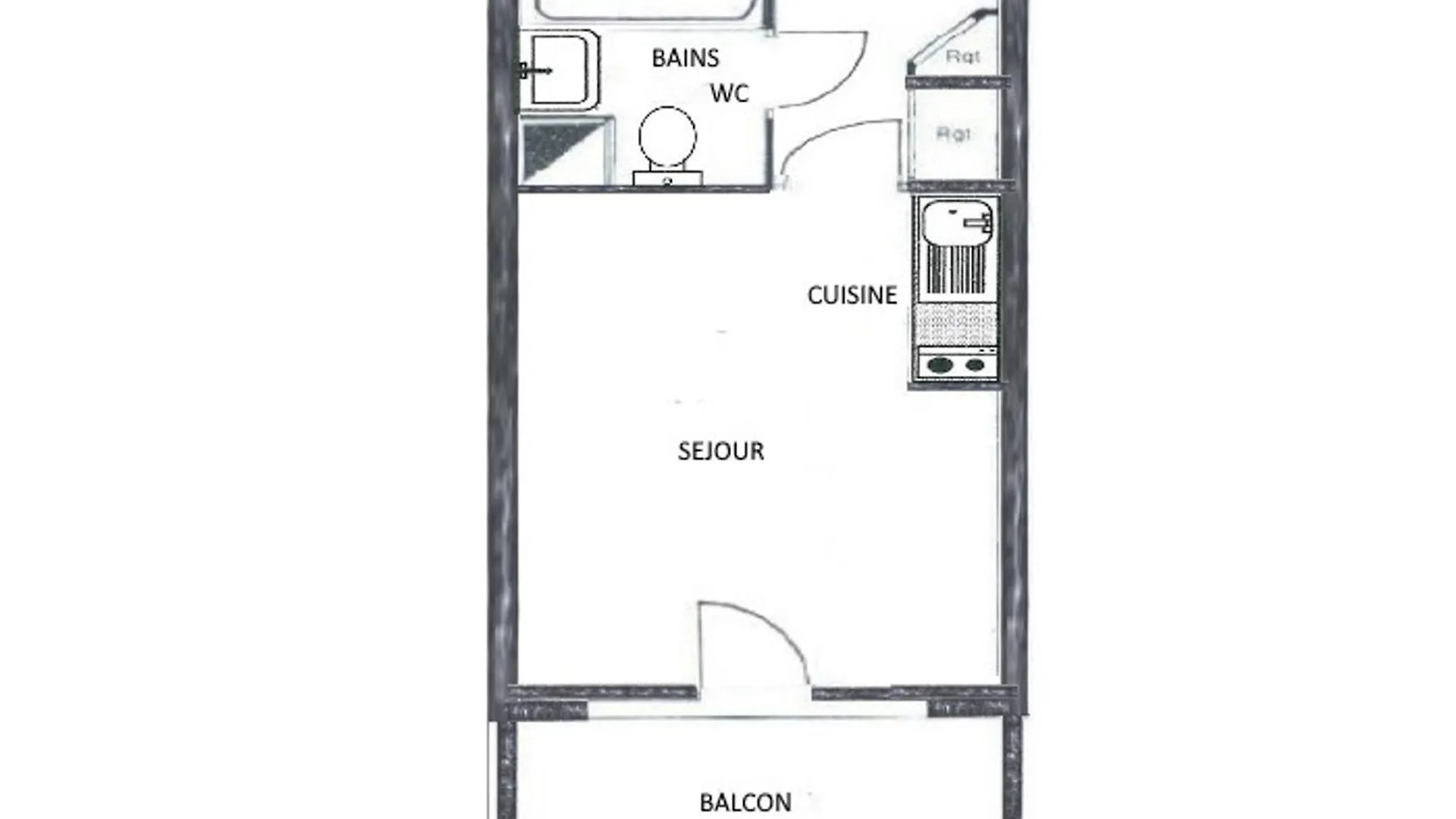 Studio Avec Lit Clos Savoyard Et Coin Montagne Au Pied Des Pistes - Fr-1-452-101 Saint-Martin-de-Belleville 0*,